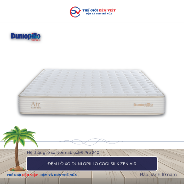 Đệm lò xo Dunlopillo CoolSilk ZEN Air